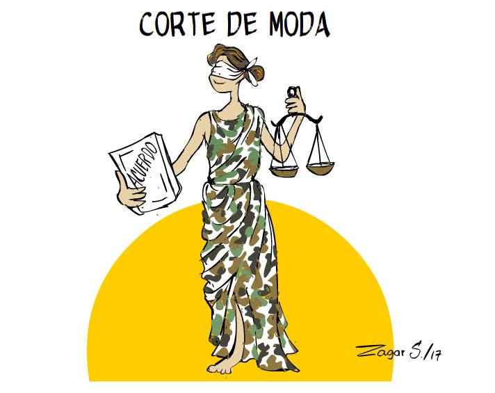 La justicia de camuflados