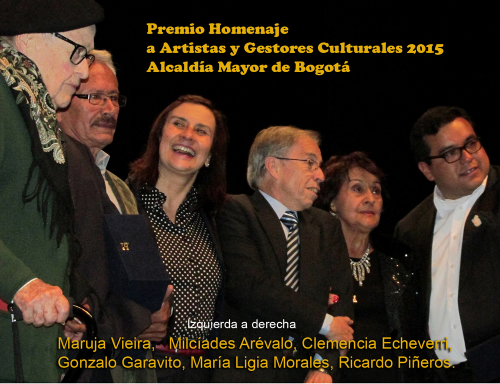 Homenajeados mes del artista 2015